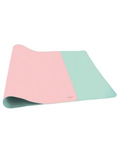 NOD STATUS XL PINK-MINT GREEN LEATHER MOUSEPAD, 800x350x1.8mm
