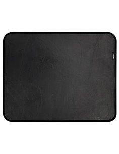 NOD FRESH BLACK LEATHER MOUSEPAD, 350x270x3mm