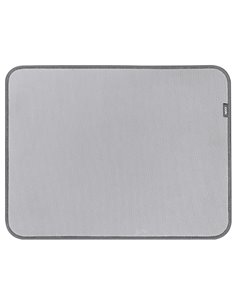 NOD FRESH GREY LEATHER MOUSEPAD, 350x270x3mm