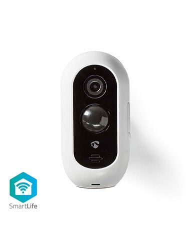 NEDIS WIFICBO30WT SMARTLIFE OUTDOOR CAMERA 1920x1080 WITH MOTION SENSOR 5VDC WHITE