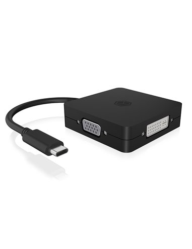 ICY BOX IB-DK1104-C 4-IN-1 USB Type-C VIDEO ADAPTER