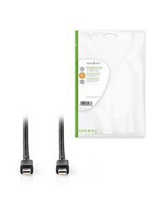 NEDIS CCGP37504BK20 MINI DISPLAYPORT CABLE, DISPLAYPORT 1.4 2.00m BLACK