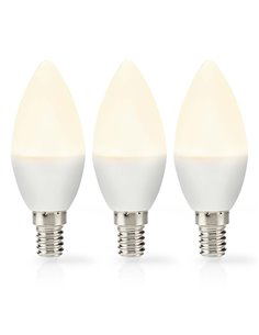 NEDIS LBE14C351P3 LED BULB E14 CADLE 2.8W 250lm 2700K WARM WHITE / FROSTED