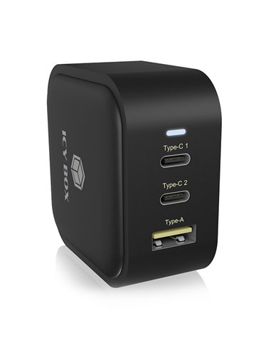 ICY BOX IB-PS103-PD WALL CHARGER WITH 3 INTERFACES AND POWER DELIVERY