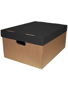 Next κουτί classic μαύρο καπάκι Α3 Υ21x32x44εκ.