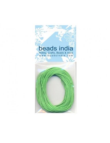 Βαμβακερό κορδόνι λαχανί 0,5mm.x5μέτρα