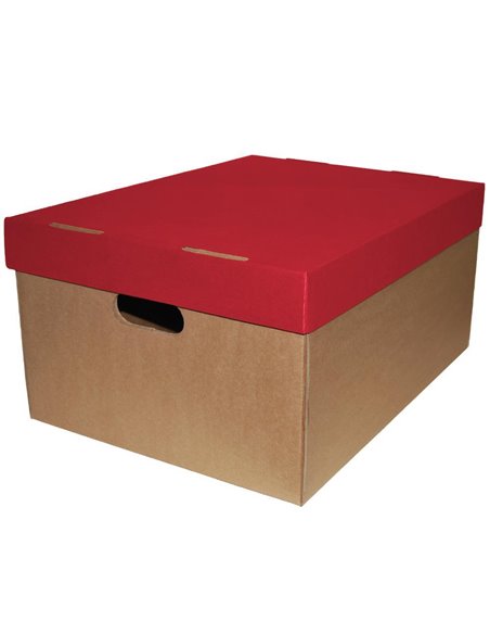 Next κουτί classic κόκκινο καπάκι Α3 Υ21x32x44εκ.
