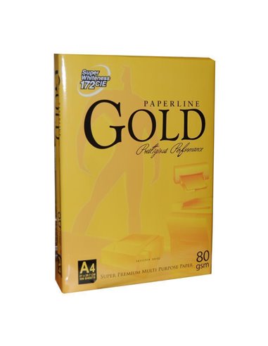 Gold Paperline A4 80γρ. 500φ. Super Premium copy paper  Προεξόφληση μετρητοίς. Δωρεάν μεταφορικά για όλη την ηπειρωτική Ελλάδα (