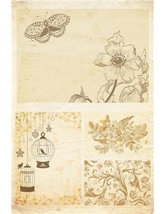 Χαρτί decoupage "Vintage" 32x48εκ.