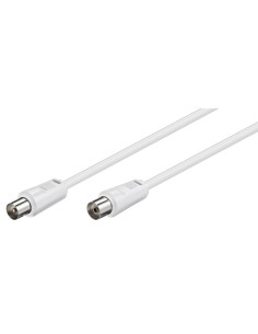 GOOBAY καλώδιο κεραίας αρσενικό σε θηλυκό 50125, <70 dB, CCS, 20m, λευκό