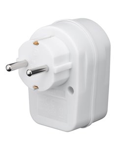GOOBAY αντάπτορας ρεύματος 51270, 1x schuko, 16A, λευκός