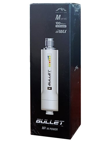UBIQUITI Bullet M2 CPE, AirMAX High Power, 100Mbps+