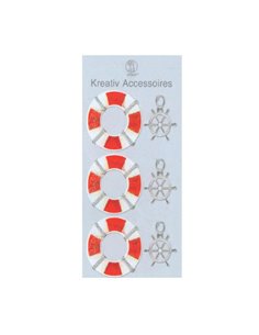 Διακοσμητικά αυτοκόλλητα "σωσίβιο" για κάρτες