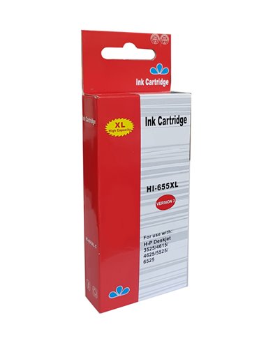 Συμβατό Inkjet για HP, 655, 14.6ml, Cyan