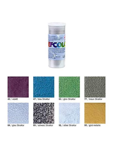 Efcolor filled σε σκόνη 8 χρώματα ανάγλυφα