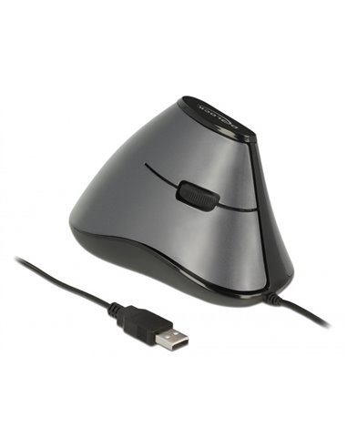 DELOCK εργονομικό vertical mouse 12527, Οπτικό, ενσύρματο, 5 buttons