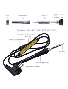 BEST Κολλητήρι BST-102C, 90W/60W, 5 θέσεις θερμότητας 280-480°C