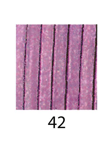 Δερμάτινο κορδόνι λιλά 1,50mm.x1m