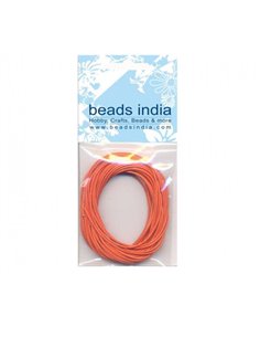 Βαμβακερό κορδόνι πορτοκαλί 0,5mm.x5μέτρα
