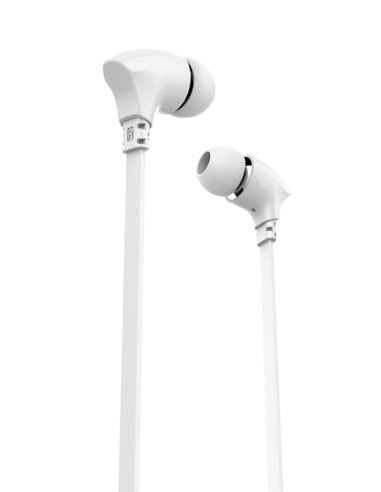 CELEBRAT Earphones με μικρόφωνο G3, on/off, 10mm, 1.2m, λευκά