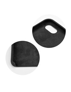 POWERTECH Θήκη Silicon Velvet MOB-1128 για Samsung J6 Plus 2018, μαύρη