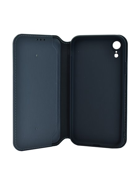 POWERTECH Θήκη Slim Leather για iPhone XR, γκρι