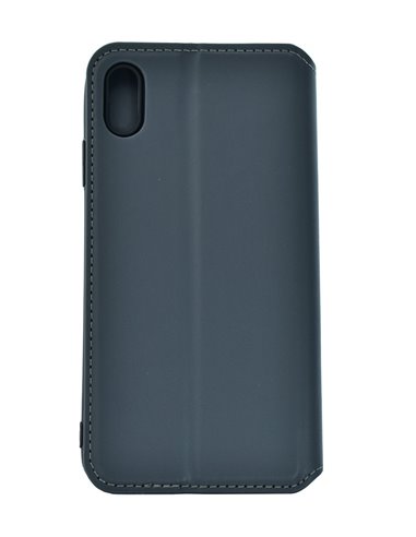 POWERTECH Θήκη Slim Leather για iPhone XS MAX, γκρι