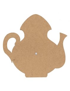 Ρολόι αχάρακτο τσαγιέρα mdf 280x270x3χιλ.