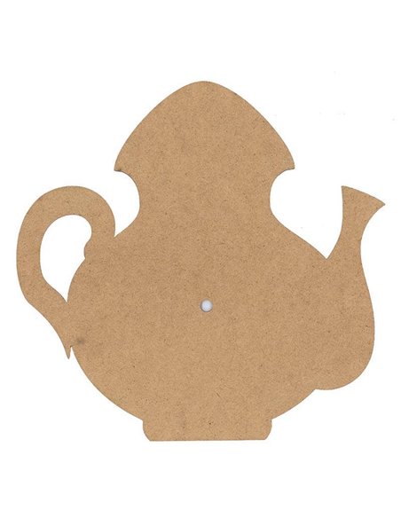 Ρολόι αχάρακτο τσαγιέρα mdf 280x270x3χιλ.