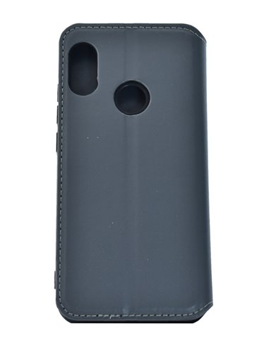 POWERTECH Θήκη Slim Leather για Xiaomi Redmi 6 Pro, γκρι