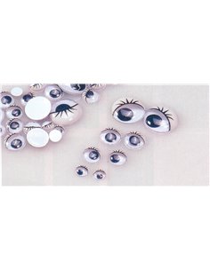 Efco μάτια με ματόκλαδα 15mm.