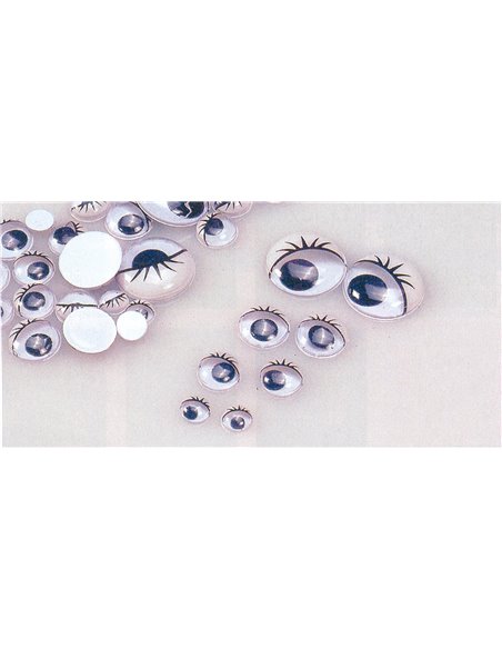 Efco μάτια με ματόκλαδα 15mm.