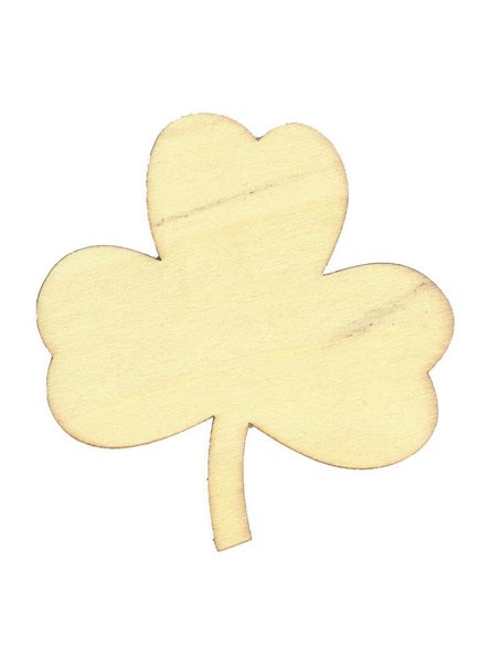 Τριφύλλι ξύλινο 8x7,8x0,3εκ.