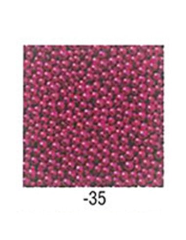 Efco glitter πλαστικές μπαλίτσες μεταλ. ροζ 50γρ.