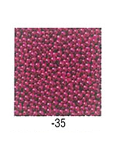 Efco glitter πλαστικές μπαλίτσες μεταλ. ροζ 50γρ.