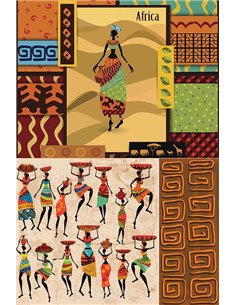 Χαρτί decoupage "Africa" 32x48εκ.