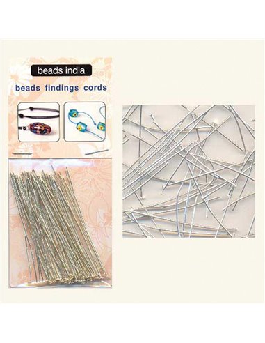 Βέργες κοσμημάτων ασημί 50εκ.x0.5mm