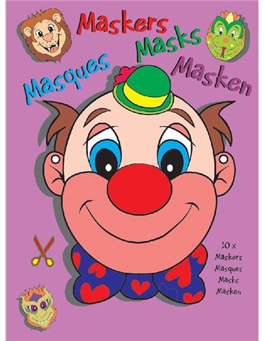 Βιβλίο για κατασκευή μασκών 2 σχέδια 33.5x23.5εκ.