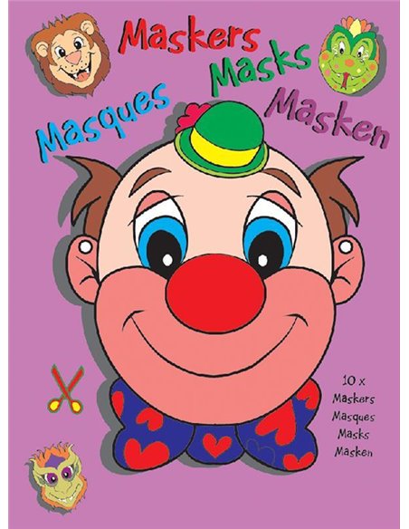 Βιβλίο για κατασκευή μασκών 2 σχέδια 33.5x23.5εκ.