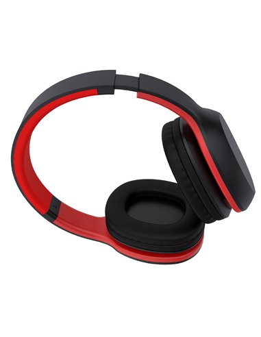 CELEBRAT Bluetooth headphones A18-BKRD, wireless & wired, μαύρο-κόκκινο