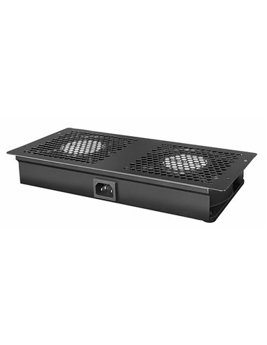 POWERTECH cooling fan για rack NETW-0008, 2x fans, 29.5x13x4cm