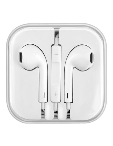 USAMS earphones με μικρόφωνο EP-22, 3.5mm, 14mm, 1.2m, λευκά