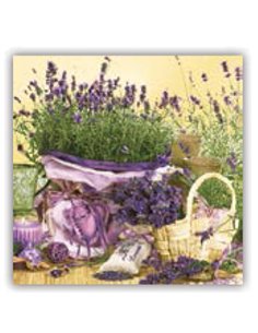 Χαρτοπετσέτες 20τεμ. "λεβάντες" 33x33εκ. (SDOG 006701)