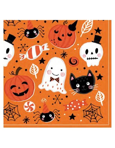 Χαρτοπετσέτες 20τεμ. 33x33εκ "Halloween" (SDOG 030701)