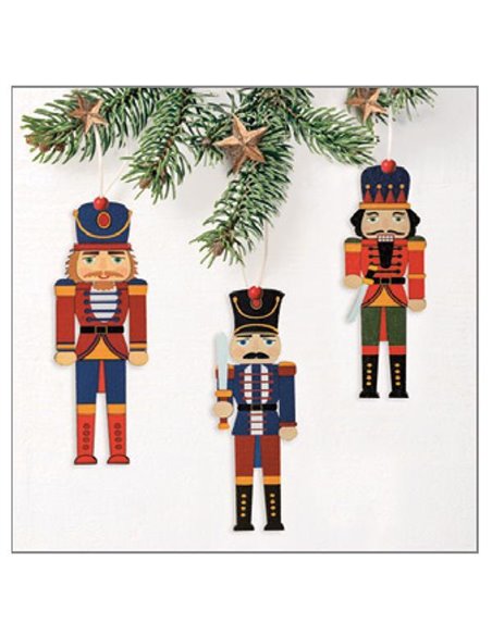 Χαρτοπετσέτες 20τεμ. 33x33εκ "Wooden Nutcrackers" (SD_GW_020901)