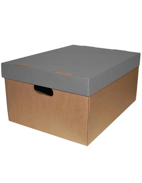 Next κουτί classic γκρι καπάκι Α3 Υ21x32x44εκ.