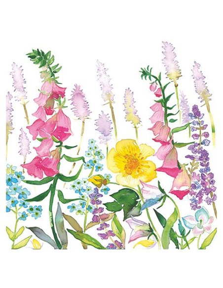 Χαρτοπετσέτες 20τεμ. 33x33εκ "Άνθη" (SDOG 022001)