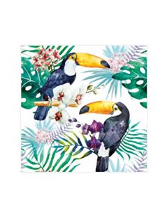 Χαρτοπετσέτες 20τεμ. "τουκάν" 33x33εκ. (SDOG 028901)