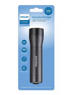 PHILIPS φορητός φακός LED SFL4001T-10, 4000 series, 170lm, μαύρος