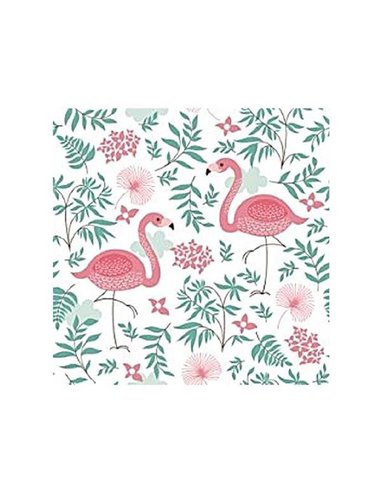 Χαρτοπετσέτες 20τεμ. "φλαμίνγκο" 33x33εκ. (SDOG 013301)